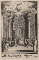 TvB G 4834
<br/>
Martyrium Matthias ("Kleine Apostelserie")
<br/>
<em>Callot, Jacques (1592 - 1635)</em>